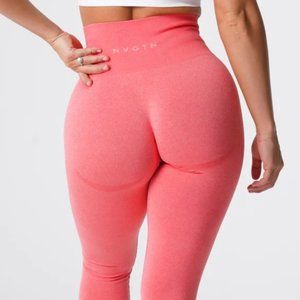 NWT NVGTN Coral Contour Seamless Leggings